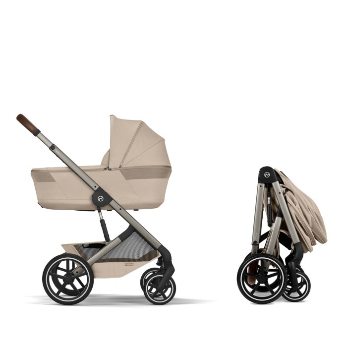 Коляска Cybex Balios S Lux Taupe 2 в 1 Almond Beige
