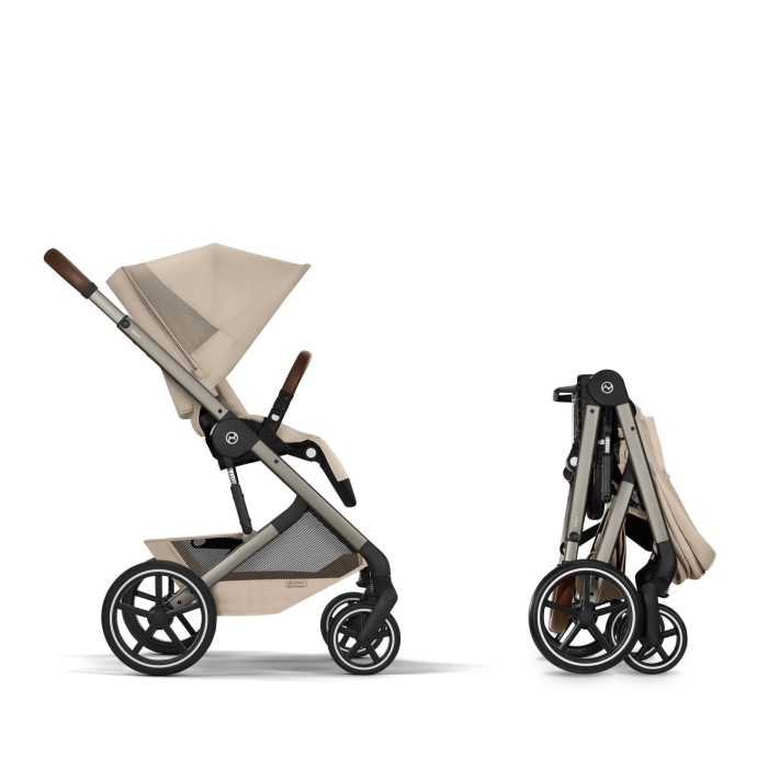 Коляска Cybex Balios S Lux Taupe 2 в 1 Almond Beige