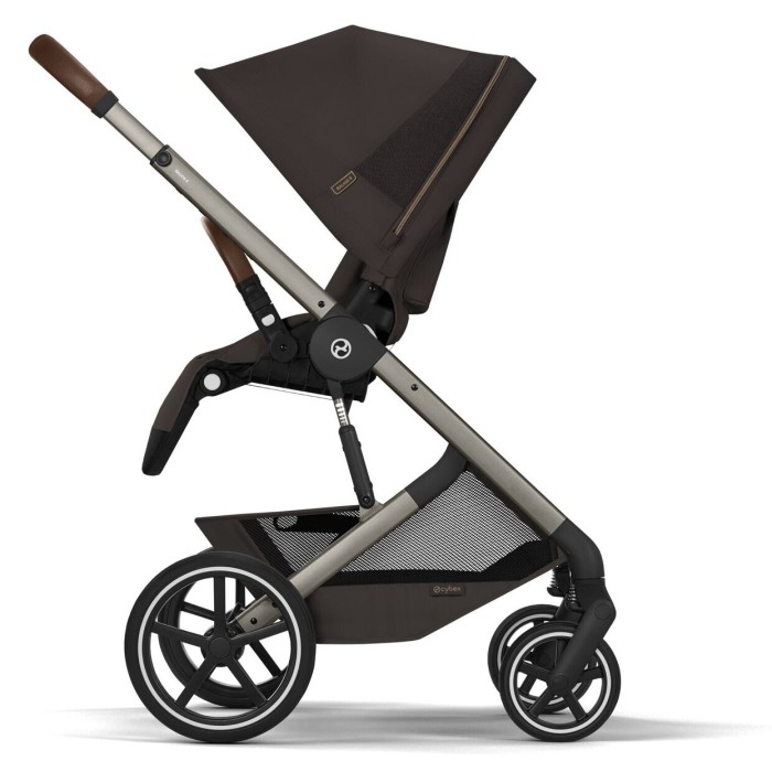 Коляска Cybex Balios S Lux Taupe 2 в 1 Chocolate Brown