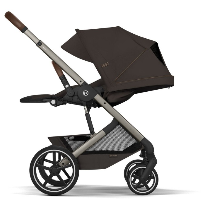 Коляска Cybex Balios S Lux Taupe 2 в 1 Chocolate Brown
