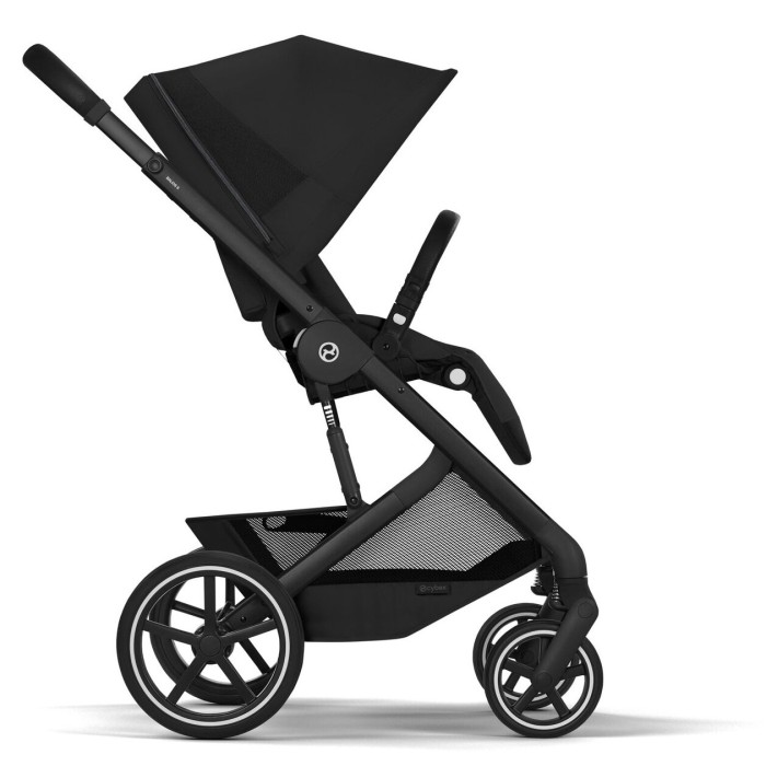 Коляска Cybex Balios S Lux Taupe 2 в 1 Moon Black (люлька складана)