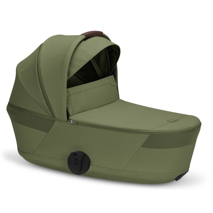 Коляска Cybex Balios S Lux Taupe 2 в 1 Moss Green (люлька складана)