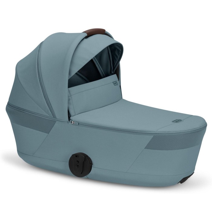 Коляска Cybex Balios S Lux Taupe 2 в 1 Stormy Blue (люлька складана)