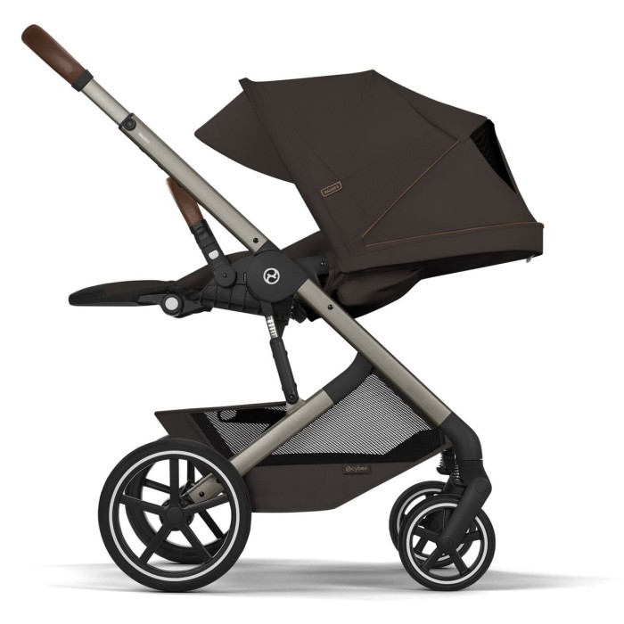 Візок Balios S Lux TPE Chocolate Brown (з бампером) 
