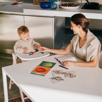 in the kitchen