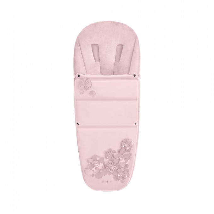 Cybex Platinum Simply Flowers Pink Leg Cover