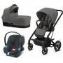 Коляска Cybex Balios S Lux Aton B-iSize 3 в 1 Soho Grey