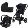 Stroller Cybex Balios S Lux 3 in 1 Deep Black