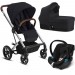 Коляска Cybex Balios S Lux SLV 3 в 1 Deep Black