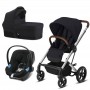 Коляска Cybex Balios S Lux SLV Aton B-iSize 3 в 1 Deep Black