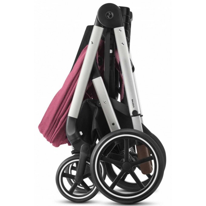Stroller Cybex Balios S Lux SLV 2 in 1 Magnolia Pink