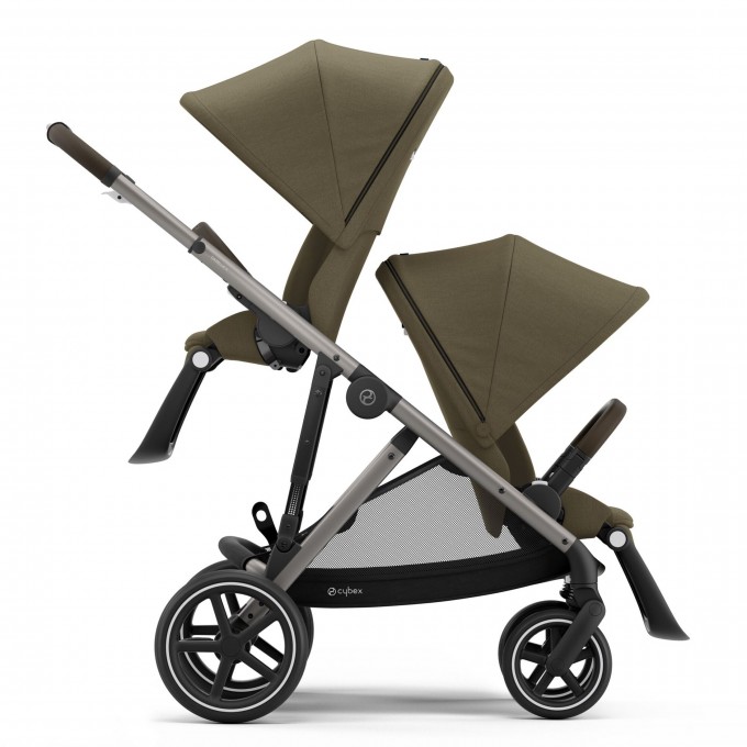 Stroller for twins Cybex Gazelle S Taupe Classic Beige
