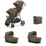 Коляска для двойни Cybex Gazelle S Taupe 2 в 1 Classic Beige