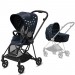 Stroller Cybex Mios 2 in 1 Jewels of Nature chassis Matt Black