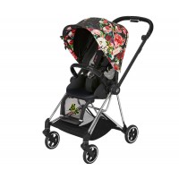 Stroller Cybex Mios Spring Blossom Dark chassis Chrome Black