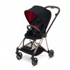 Прогулянкова коляска Cybex Mios Ferrari Black шасі Rose Gold