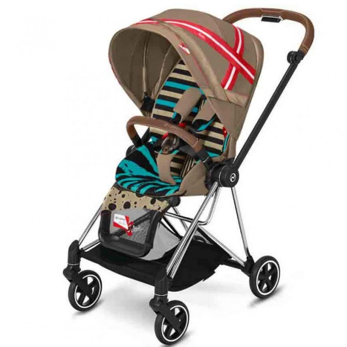 Прогулянкова коляска Cybex Mios Karolina Kurkova шасі Chrome Brown
