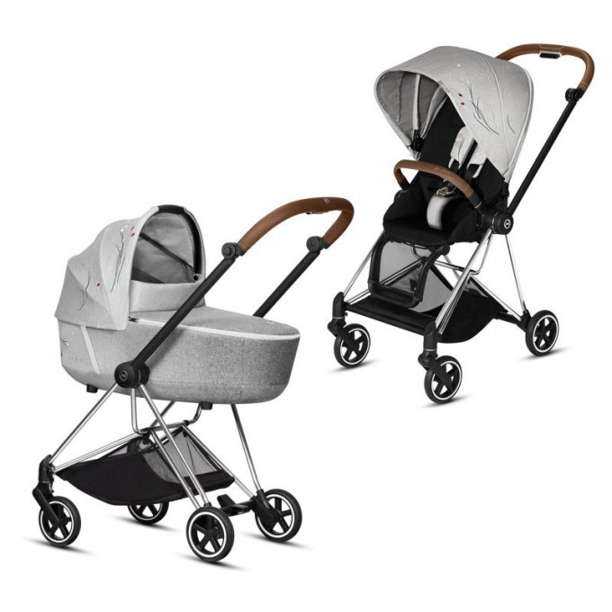 Stroller Cybex Mios 2 in 1 Koi chassis Chrome Brown