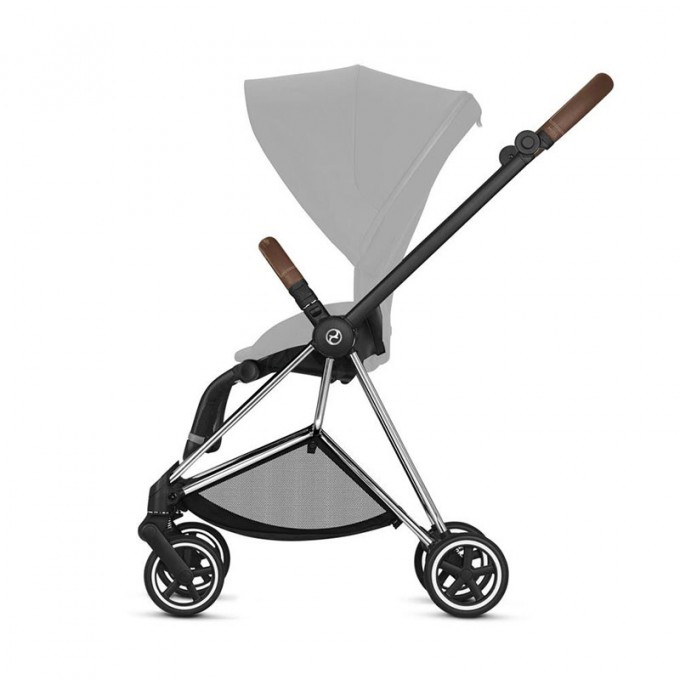 Stroller Cybex Mios Spring Blossom Dark chassis Chrome Brown