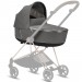 Stroller Cybex Mios 2 in 1 Soho Grey chassis Chrome Black