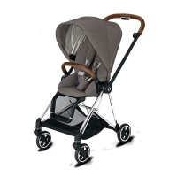 Прогулянкова коляска Cybex Mios Soho Grey шасі Chrome Brown
