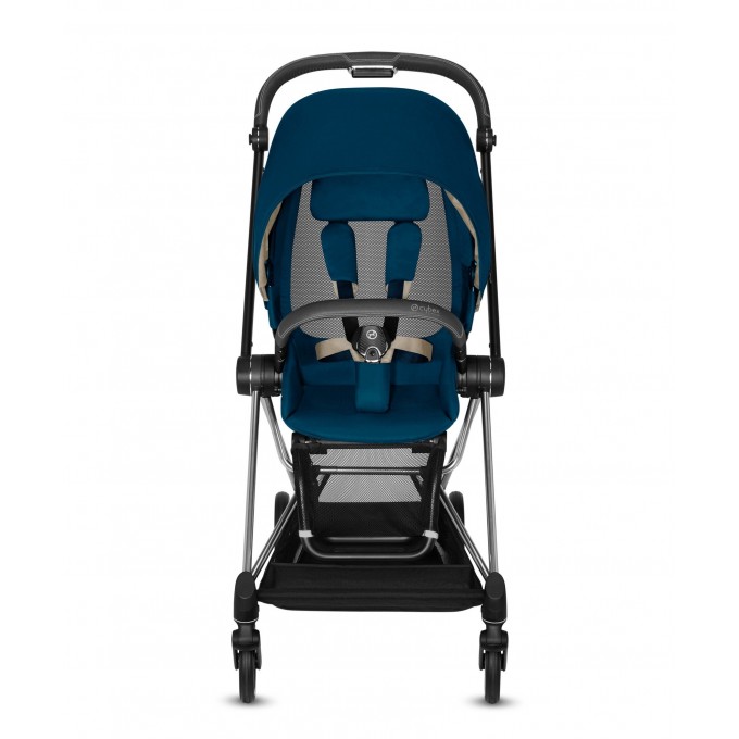 Stroller Cybex Mios Mountain Blue chassis Chrome Black
