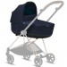 Stroller Cybex Mios 2 in 1 Nautical Blue chassis Chrome Brown