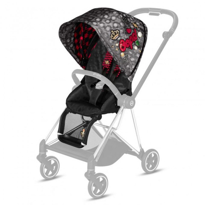 Stroller Cybex Mios Rebellious chassis Chrome Brown