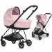 Stroller Cybex Mios 2 in 1 Simply Flowers Pink chassis Matt Black