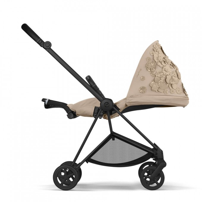 Cybex Mios Simply Flowers Beige 4.0 chassis matt black 2 in 1