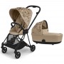 Коляска Cybex Mios 2 в 1 Simply Flowers Beige шасси matt black