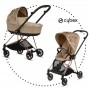 Коляска Cybex Mios 2 в 1 Simply Flowers Beige шасси rose gold