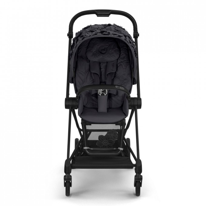 Прогулянкова коляска Cybex Mios Simply Flowers Grey шасі Matt Black