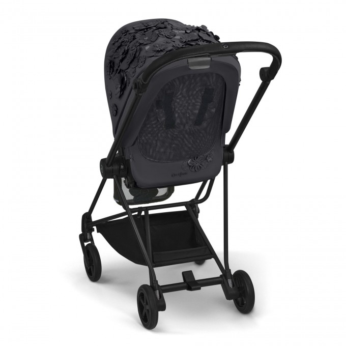 Прогулянкова коляска Cybex Mios Simply Flowers Grey шасі Matt Black