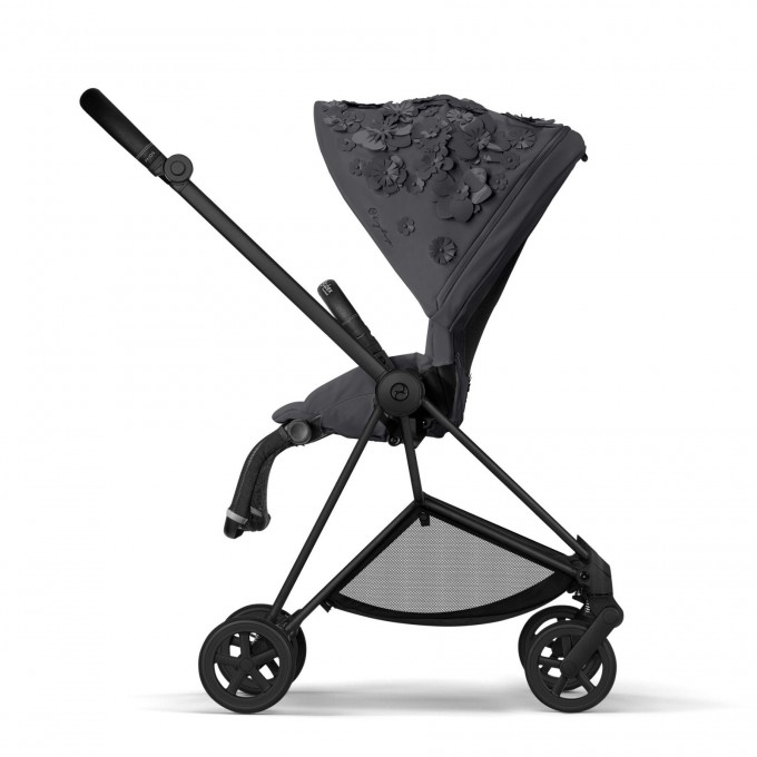 Прогулянкова коляска Cybex Mios Simply Flowers Grey шасі Matt Black