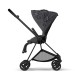 Прогулянкова коляска Cybex Mios Simply Flowers Grey шасі Matt Black