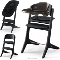 Cybex Lemo Platinum Black Wood стільчик для годування 4 в 1