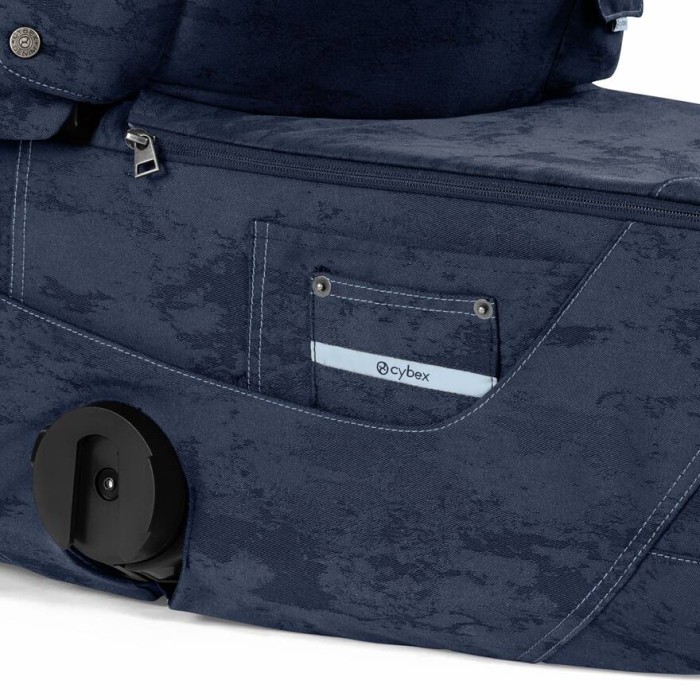 Cybex Priam 3 в 1 Rebellious Luxury Denim Blue 5.0 автокрісло Cloud T plus