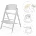 Cybex Click & Fold all white стульчик для кормления 4 в 1