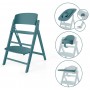 Cybex Click & Fold stone blue high chair 4 in 1