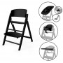Cybex Click & Fold stunning black high chair 4 in 1