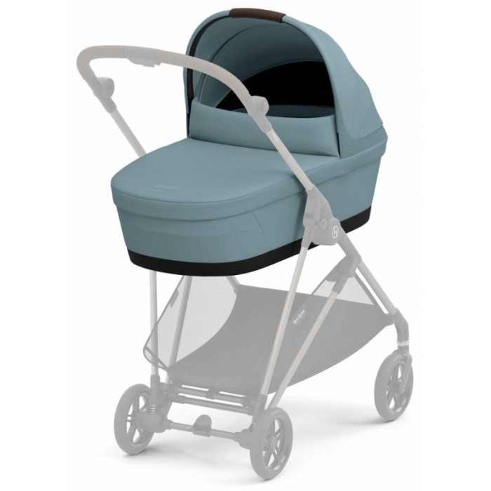 Коляска Cybex Melio 2 в 1 Carbon Magic Black Stormy Blue