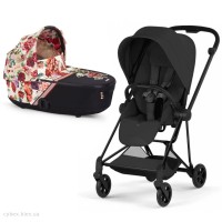 Cybex Mios люлька Blossom Light 4.0 прогулянка Style Collection Sepia Black 5.0 коляска 2 в 1 шасі Matt Black
