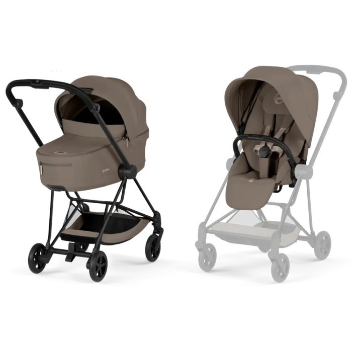 Cybex Mios Comfort 5.0 коляска 2 в 1 Coconut Brown шасі Matt Black
