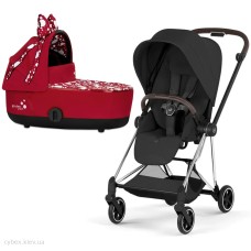 Cybex Mios люлька Petticoat 4.0 прогулянка Style Collection Sepia Black 5.0 коляска 2 в 1 шасі Chrome