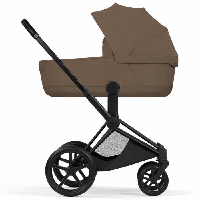 Cybex Priam Style Collection 5.0 люлька Coconut Brown + шасі Matt Black