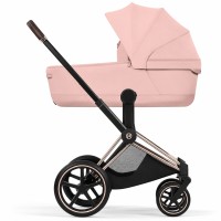 Cybex Priam Style Collection 5.0 люлька Peach Pink + шасі Rosegold