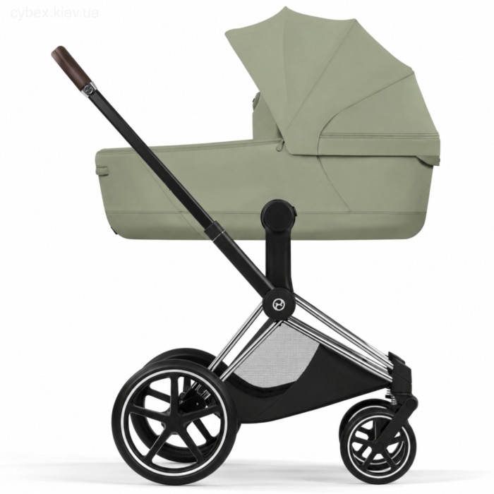 Cybex Priam Style Collection 5.0 люлька Sage Green + шасі Chrome