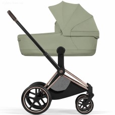 Cybex Priam Style Collection 5.0 люлька Sage Green + шасі Rosegold