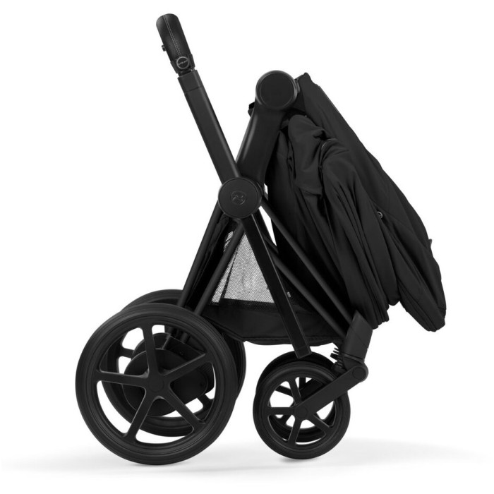 Cybex e-Priam 2 in 1 Stroller сomfort сollection Sepia Black Matt Black 5.0 сhassis with Electric Drive